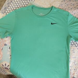 Nike Dri-Fit Men's Aqua Short Sleeve Tee